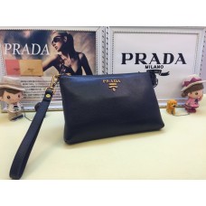 Мъжка кожена чанта Prada 3311 черна