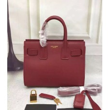 Saint Laurent Sac De Jour Small Tote Wine 22 см