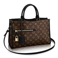 Чанта Louis Vuitton M43435 Popincourt MM Tote от монограмно платно