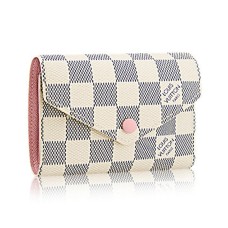 Портфейл Louis Vuitton Victorine N64022 Damier Azur Canvas