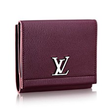 Компактен портфейл Louis Vuitton Lockme II M64837 от Taurillon кожа