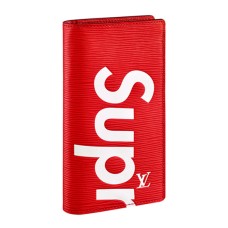 Портфейл Louis Vuitton x Supreme Brazza M67719 от епи кожа