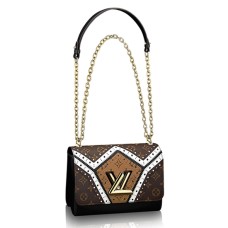 Чанта Louis Vuitton Twist MM M44214 с монограмно платно