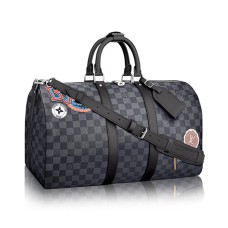 Louis Vuitton Keepall 45 Bandouliere N41057 Damier Графитни стикери