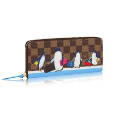 Портфейл Louis Vuitton Clemence N64425 Damier Ebene Canvas