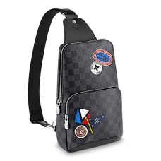 Слинг чанта Louis Vuitton Avenue N41056 Damier Graphite Canvas