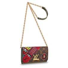 Портфейл Louis Vuitton Twist Chain M67270 с монограмно платно