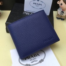 Мъжки кожен портфейл Prada 0335 син