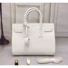 Saint Laurent Sac De Jour Tote Бяла 32см