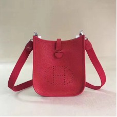 Hermes Mini Evelyne TPM чанта червена