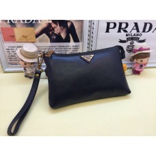 Мъжка кожена чанта Prada 3316 черна