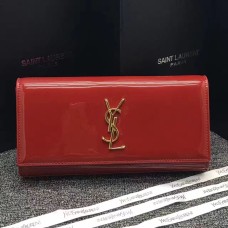 YSL Лачена кожена чанта 27 см червена
