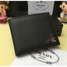 Мъжки кожен портфейл Prada 0336 черен