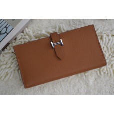 Hermes Bearn Портфейл Epsom Leather H005 Camel