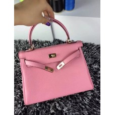 Hermes Kelly 25 см Togo кожа розово злато