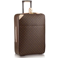 Чанта Louis Vuitton Pegase 65 с подвижен корпус, монограм, платно, M23295