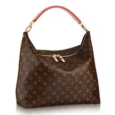 Чанта Louis Vuitton M40587 Sully MM Hobo с монограм от плат