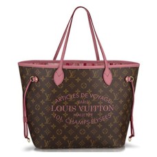Чанта за през рамо Louis Vuitton M40939 Neverfull MM от монограмно платно