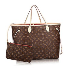 Чанта през рамо Louis Vuitton M41179 Neverfull GM с монограмно платно