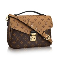 Чанта Louis Vuitton M41465 Pochette Metis Crossbody от монограмно платно