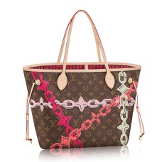 Чанта за през рамо Louis Vuitton M41991 Neverfull MM от монограмно платно