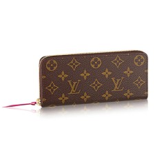 Портфейл Louis Vuitton M42119 Clemence с монограм от платно