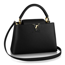 Чанта Louis Vuitton M42259 Capucines PM Tote Bag Taurillon Leather