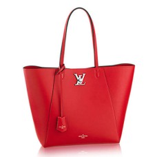 Чанта през рамо Louis Vuitton M42290 Lockme Cabas Taurillon Leather