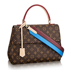 Чанта Louis Vuitton M42735 Cluny MM Tote от монограмно платно