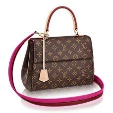 Чанта Louis Vuitton M42738 Cluny BB Tote от монограмно платно