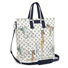 Чанта Louis Vuitton M43295 Tote NS, монограм, платно
