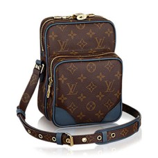 Чанта Louis Vuitton Amazone Slate M45233, монограм, платно
