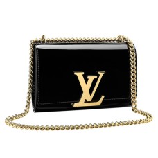 Чанта Louis Vuitton M50433 Chain Louise MM Crossbody с монограм Vernis