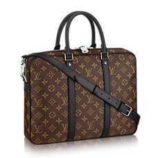 Louis Vuitton M52005 Porte-Documents Voyage PM Куфарче Monogram Macassar Canvas