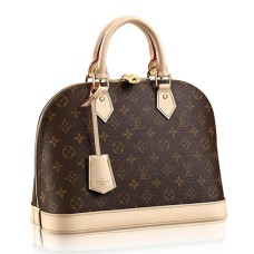 Чанта Louis Vuitton M53151 Alma PM Tote от монограмно платно