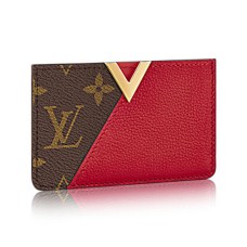 Калъф за карти Louis Vuitton M56172 с кимоно и монограм, платно