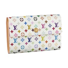 Портфейл Louis Vuitton Alexandra M60083 с монограм, многоцветен плат