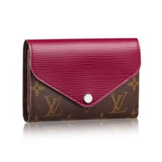 Компактен портфейл Louis Vuitton M60494 Marie Lou, монограм, платно