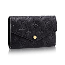 Louis Vuitton M60568 Компактен портфейл Curieuse Monogram Empreinte Leather