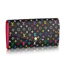 Портфейл Louis Vuitton Sarah M60668 с монограм, многоцветен, платнен