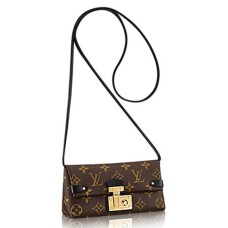 Портфейл Louis Vuitton M61502 с триъгълна верижка и монограм от платно