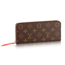 Портфейл Louis Vuitton M61536 Clemence с монограм от платно