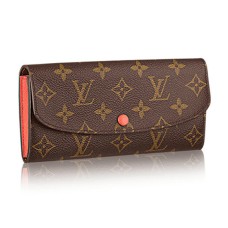 Портфейл Louis Vuitton M61578 Emilie с монограмно платно