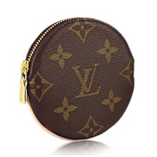 Кръгла портмонета за монети Louis Vuitton M61926 с монограм от платно