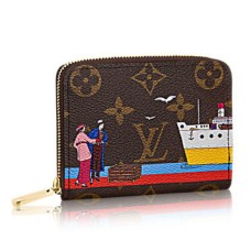 Портмоне Louis Vuitton M62139 Zippy с монограм от платно