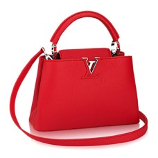 Чанта Louis Vuitton M94754 Capucines BB Tote Bag Taurillon Leather