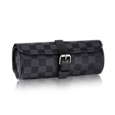 Калъф за часовник Louis Vuitton N41137 3 Damier Graphite Canvas
