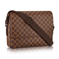 Louis Vuitton N41149 Shelton MM Messenger чанта Damier Ebene Canvas