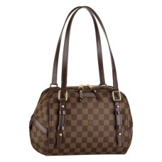 Louis Vuitton N41157 Rivington PM Чанта през рамо Damier Ebene Canvas