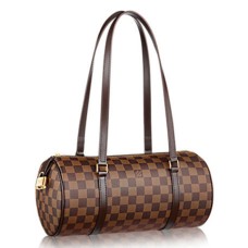 Louis Vuitton N41210 Papillon NM чанта през рамо Damier Ebene Canvas